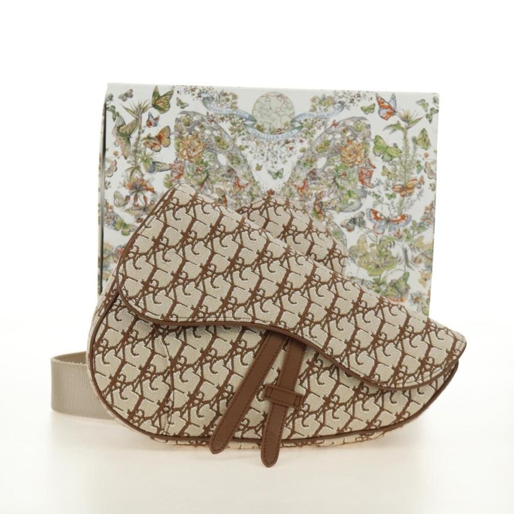 Dior Trotter Saddle Shoulder Bag Beige